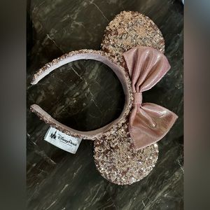 Rose Gold Minnie Mouse Ears from Disney Parks